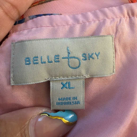 Belle Sky Pink Floral High Low Dress - Picture 6 of 6